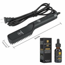 3 in 1 Beard Straightener with FREE Beard Oil Ideal Gifts for Him Portable Hair