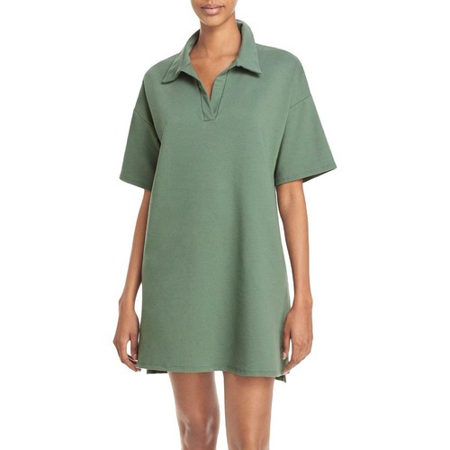 Aqua Womens Polo Short Sleeves Mini T 