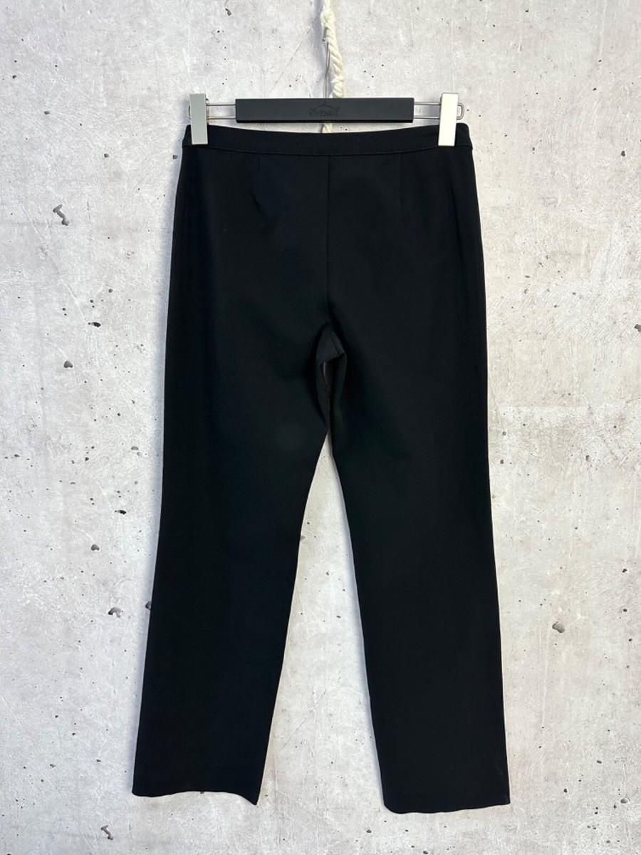 パンツ VERSACE JEANS COUTURE Woman Pants Black 78HAB561CDW00 909 Vintage Versace Jeans Couture Black Women's Trousers Size 44