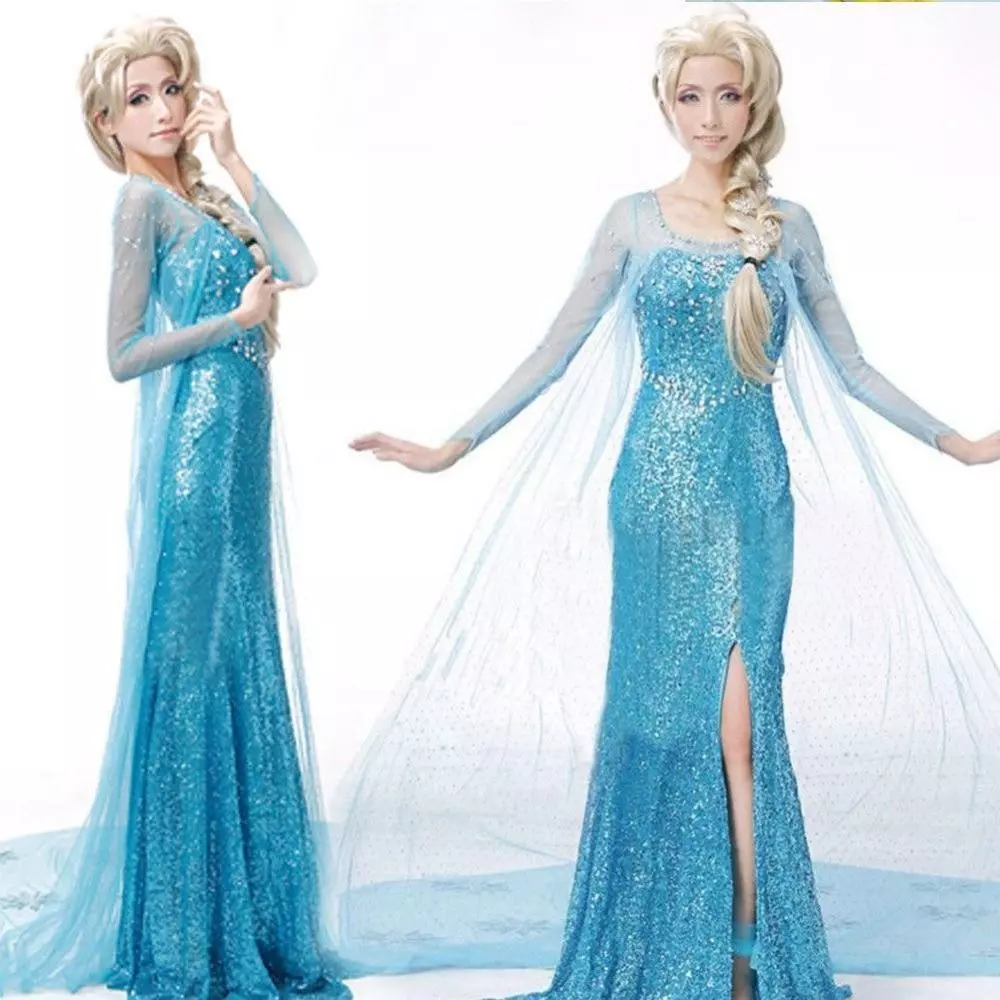 Vestito carnevale shop di elsa