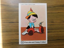 Pinocchio & Jiminy Cricket #14 Wonderful World of Disney 1975 Typhoo Tea