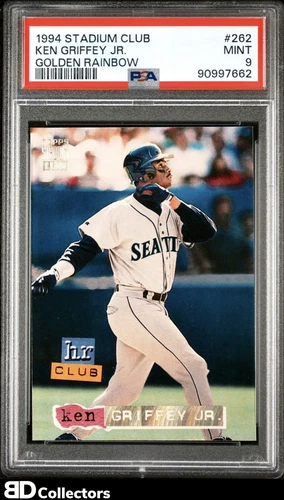 KEN GRIFFEY JR. #262 PSA 9 1994 Topps Stadium Club GOLDEN RAINBOW Mint