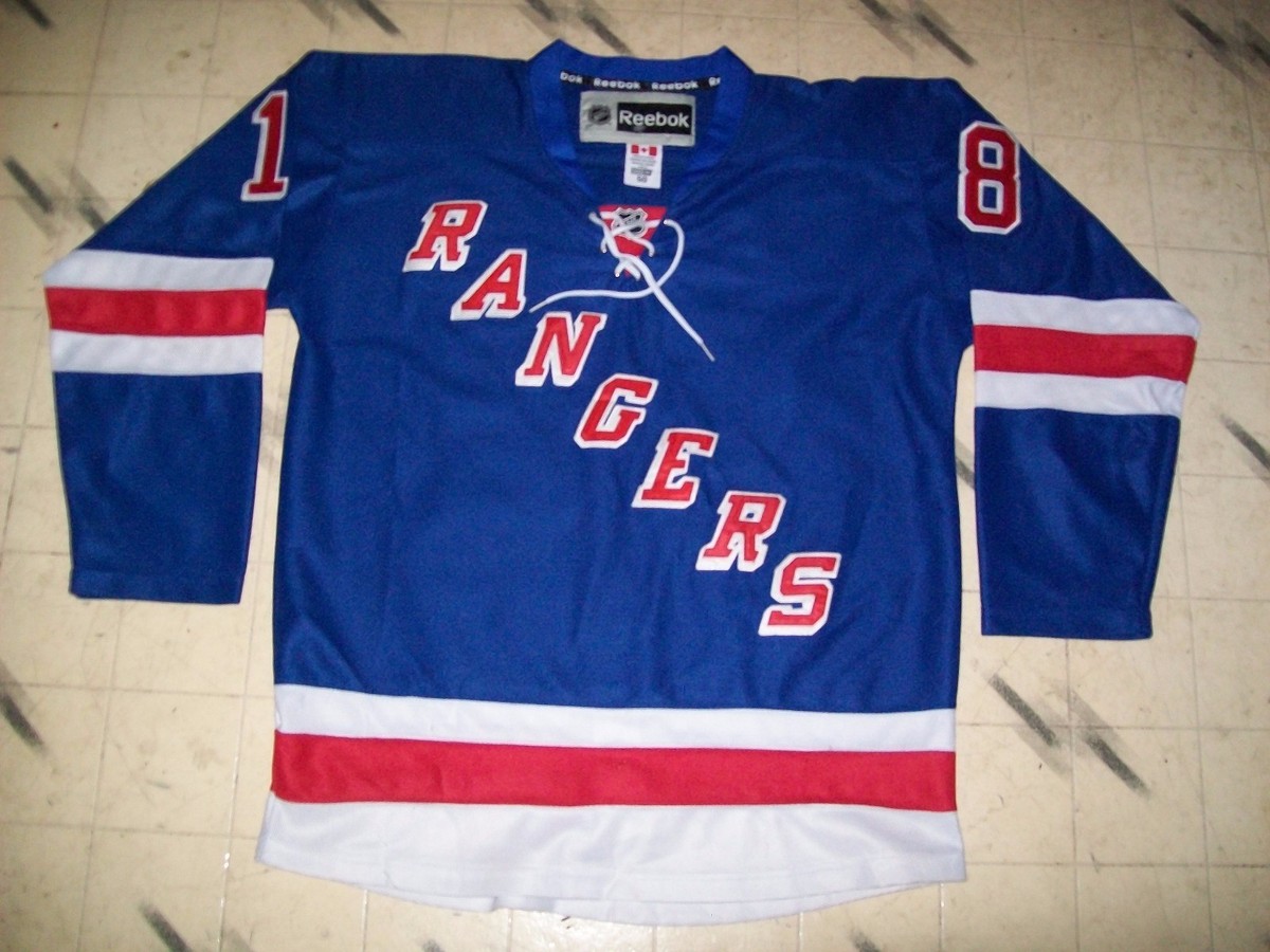 nya NHL New York Rangers ユニフォーム 2XL Game Jersey - New York Rangers - White Adidas Size 58+ - Pro