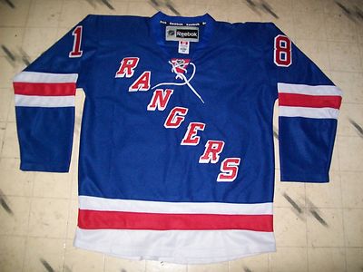 NY NEW YORK RANGERS AUTHENTIC HOCKEY JERSEY #18 MARC STAAL WITH