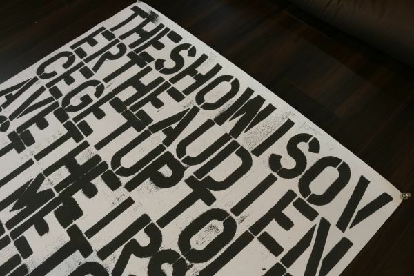 T*o様 Christopher Wool&Felix Gonzalez-Tor 736: FELIX GONZALEZ-TORRES, Untitled (The Show is Over