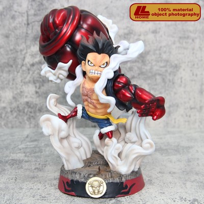 Anime op kids Monkey D Luffy Gear 4th Big Fist PVC Figure Statue Toy Gift