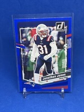 2023 Panini Donruss Blue Press Proof Jonathan Jones #203 New England Patriots