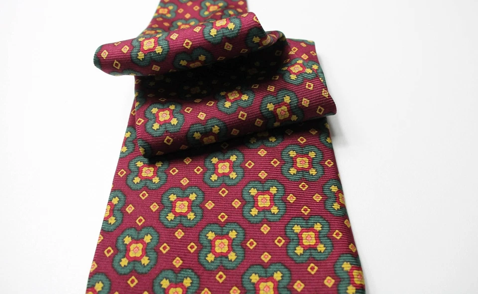 Hugo Boss Baldessarini Corbata Hombre Uno Talla Estampado Multicolor Puntiagudo - Imagen 4 de 4