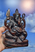 INDIA Lord Ganesha Ganesh Statue Hindu Altar Shrine Ceremony 145x115x60mm