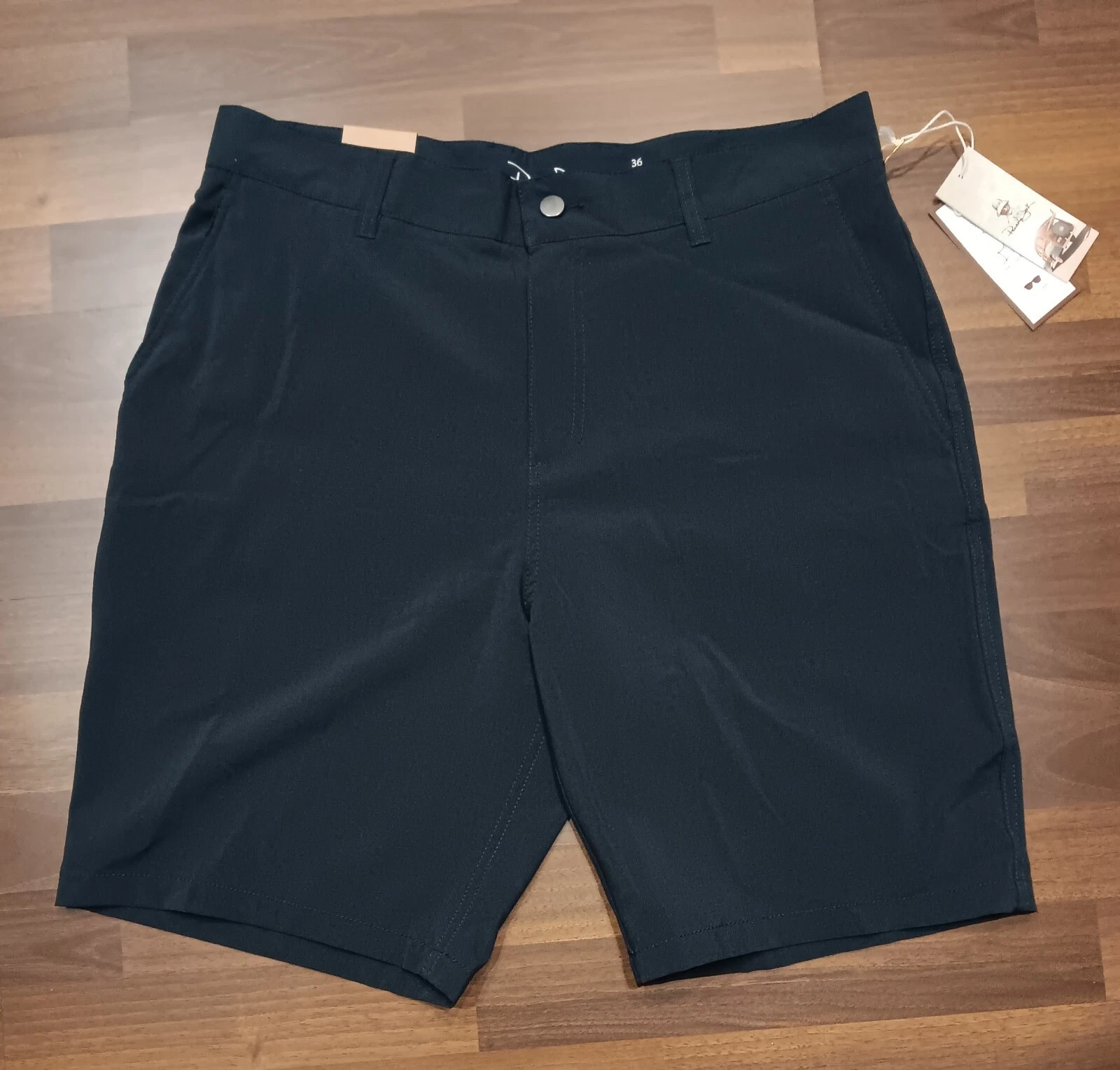 Panama Jack Men 9" inseam Hybrid Shorts Quick Dry stretch size 36 Navy Blue NWT