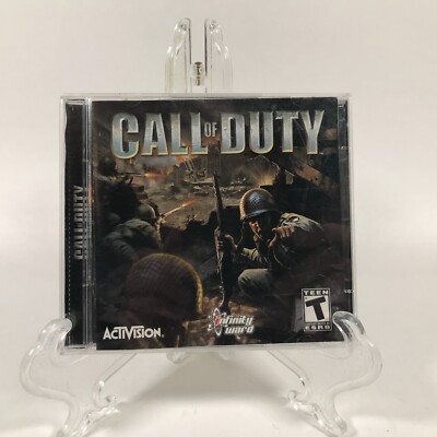 2003 Call of Duty Activision Infinity Ward PC/CD Rom Video Game W/ Code Rated T