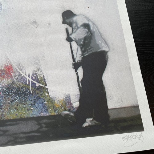 Martin Whatson - All White (his first ever screenprint, edition of 37) - Picture 2 of 12