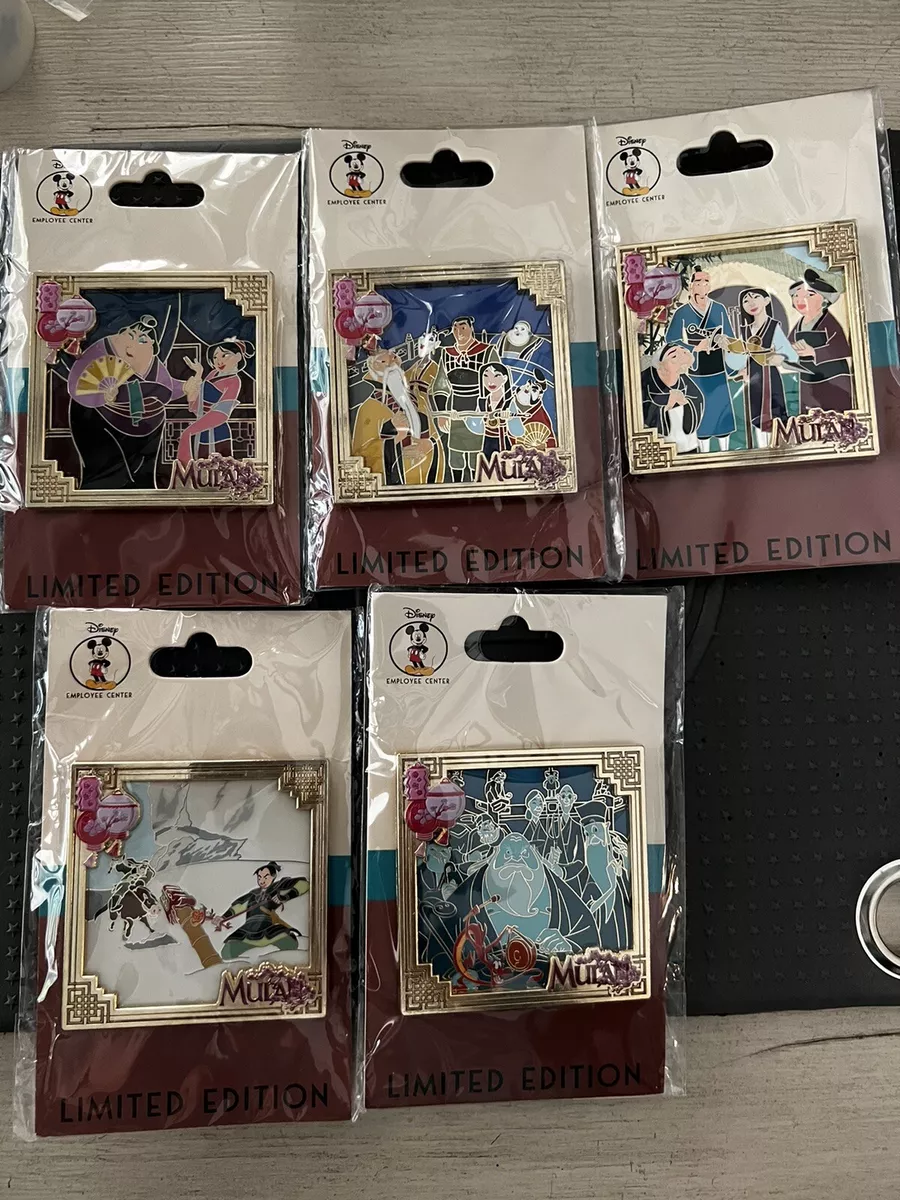 Disney DEC 2021 Mulan LE 250 pin set eBay