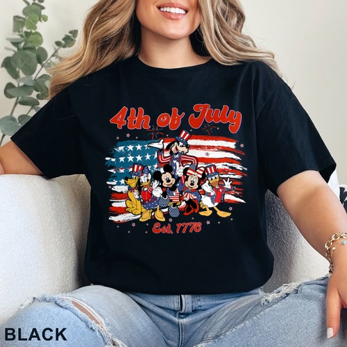 Disney Friends 4Th Of July Est. 1776 Shirt, Disney Family Shirt, , 201415 - Picture 3 of 24