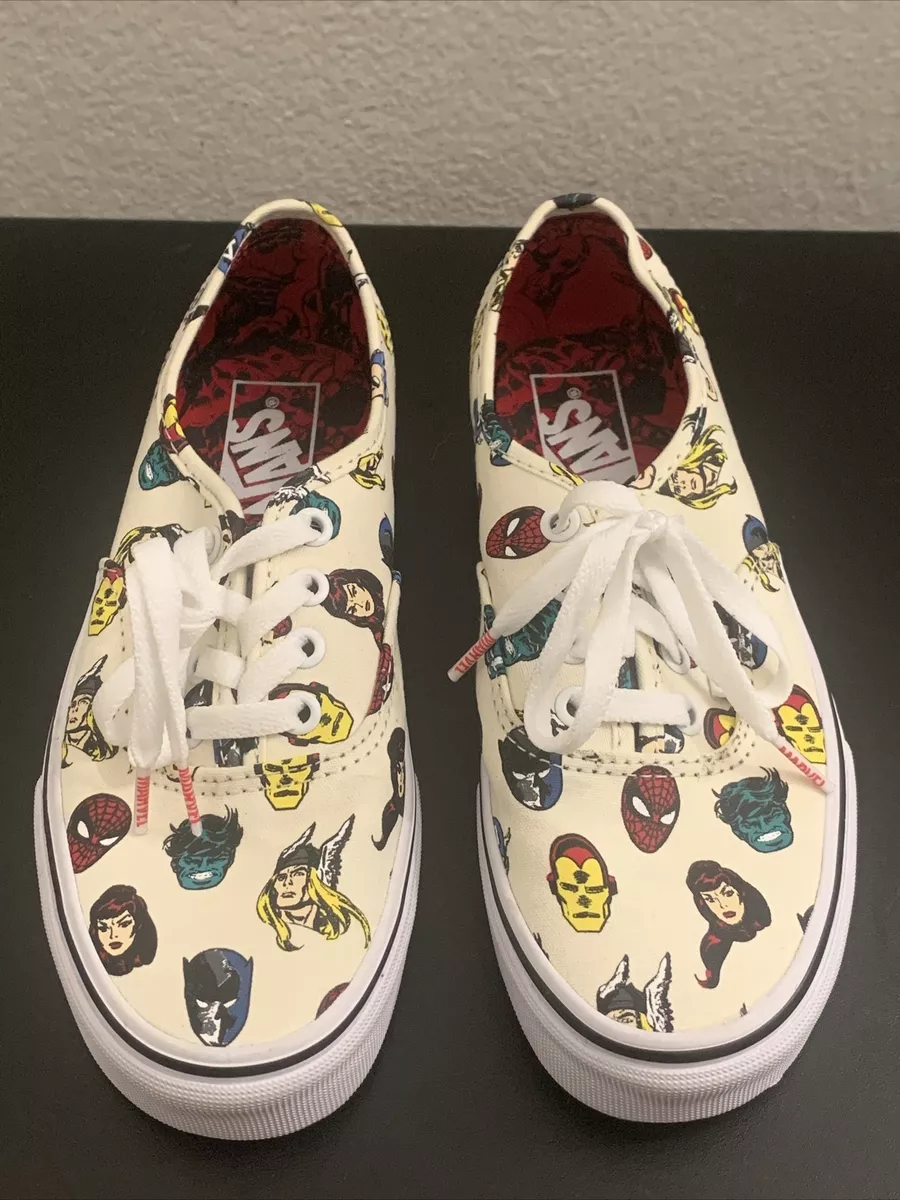 Vans marvel sale heads shoes