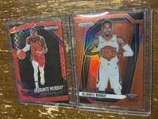 2024-25 Panini Prizm Black Dejounte Murray Red Power Prizm #/75 Pelicans /225