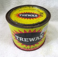 Vintage Trewax Clear 16 oz USA Full Brazilian Carnauba