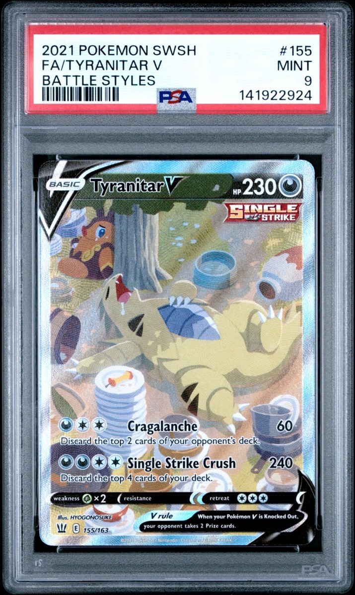 Tyranitar V (Alternate Full Art) 155/163 Swsh05: Battle Styles