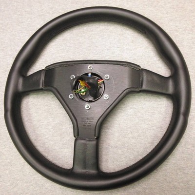 MOMO Ghibli 3 Steering Wheel 340mm Narrow Rim VINTAGE 89 Leather