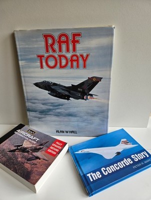 Militär RAF & Concorde Vintage Buch Konvolut Sammlung Restposten RAF Memorabilia