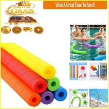 6 Pcs Foam Pool Noodles Insulation Tubes 27.6" DIY Pipe Wrap Indoor Outdoor