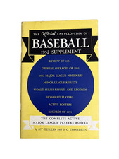 Official Encyclopedia of Baseball 1952 Supplement Review and Records of 1951