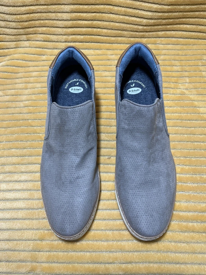 Dr Scholls Sustainable Comfort Platform Gray Suede Shoes Size Women’s 11 - Image 2 of 4