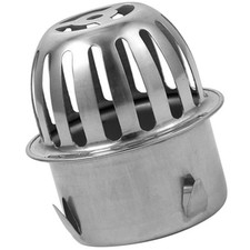 2 Pcs Downspout Strainer for Leaf Metal Gutter Guard Mesh Strainers