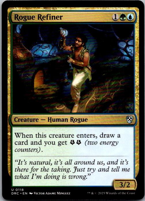 Rogue Refiner 118 Uncommon Commander: Aetherdrift Magic: The Gathering Near Mint
