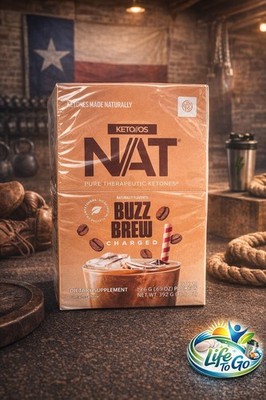  Pruvit Keto OS NAT Ketones Buzz Brew Coffee Charged 20 PK. EXP: 01/2027.  