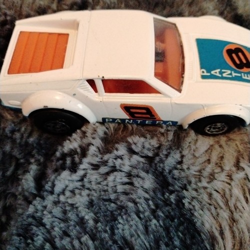 Matchbox Vintage De Tomaso Pantera White No 8 Superfast Lesney Made In England - Picture 5 of 10