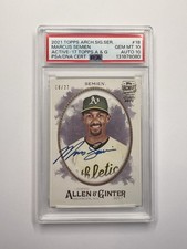 PSA 10 2021 Topps Archives Sig Series A&G Marcus Semien #/27 Auto 10 Pop 1🔥