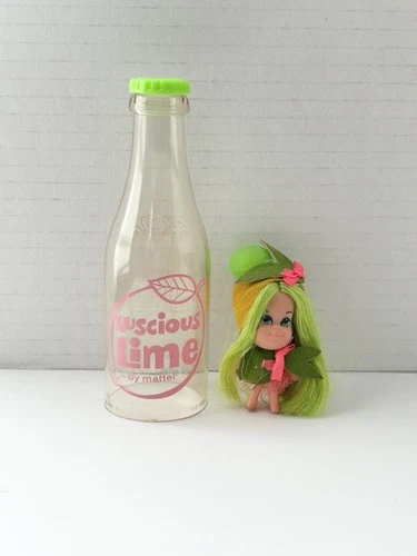 Liddle Kiddles Luscious Lime Kola Doll w/ Soda Bottle Mattel