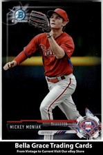 2017 Bowman Mickey Moniak #BCP135 Philadelphia Phillies Chrome Prospects MLB 