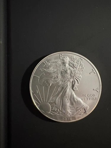 2016 1 Oz Silver American Eagle BU COA FREE Shipping!