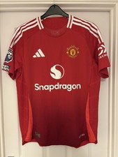 Match Worn/ Issued  Manchester United Home Shirt Jonny Evans 2024/25