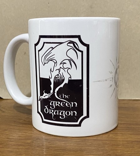 The Hobbit Green Dragon Inn Mug An Unexpected Journey 11 oz Ceramic WB 2012 LOTR - Picture 3 of 8