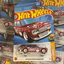 Hot Wheels HW Wagons Datsun Bluebird Wagon 510 Super Treasure Hunt Pink