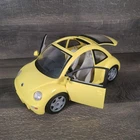Vtg 2000 Mattel Barbie Doll Volkswagen VW Yellow Beetle Car