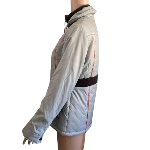Volcom Winter Hill Jacket Coat Youth Medium Light Weight Gray Full Zip - Picture 12 of 13