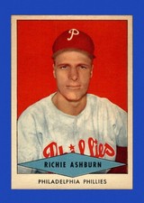 1954 Red Heart Set-Break #  1 Richie Ashburn NM-MT OR BETTER *GMCARDS*