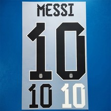 Argentina Lionel Messi Player Size Nameset Name Number ID Print