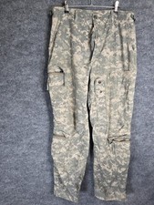 US Army Aircrew Combat Pants Mens Medium Short Flame Resistant ACU Cargo 9756