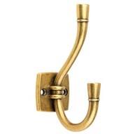 Garderobenhaken Argo Kleiderhaken Messing Antik Wandhaken Vintage AufhäNger