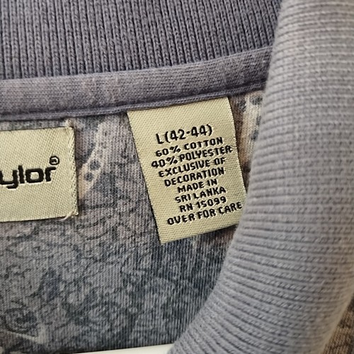 David Taylor Vintage Herren Poloshirt Grau Größe L 42-44 - Bild 4 von 6