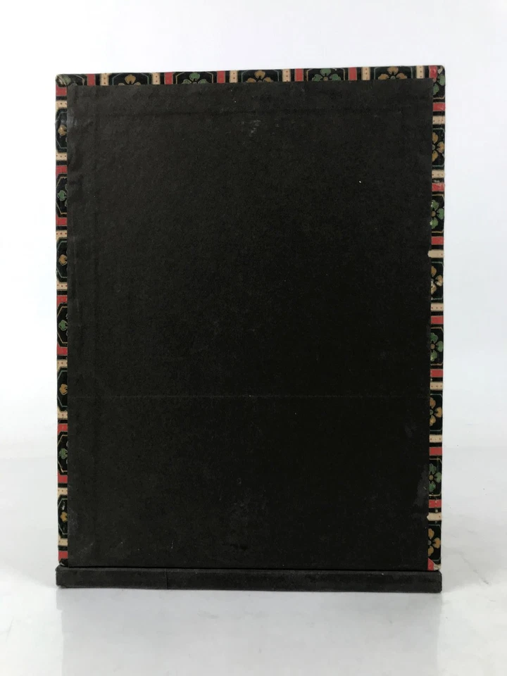 Japanese Chiyogami Paper Tansu Chest Vtg Haribako 5 Drawer Kikkou Hanabishi T403 - Image 4 of 4