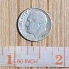 1950 Roosevelt Dime Philadelphia No Mint Mark Circulated Silver Content KM 195