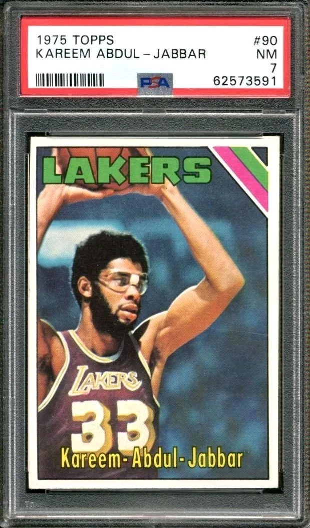 Topps Kareem Abdul-Jabbar 7 Graded Basketball Sports Trading Cards
