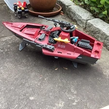 1985 Vintage G.I. GI Joe 3.75 ARAH Cobra Moray Hydrofoil Not Complete 