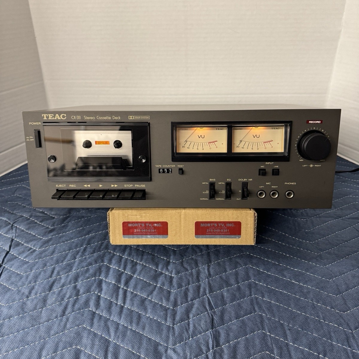 TEAC HEAD PLAY Tascam 2-TRACK r ☆TEAC 2TR 2CH 66807 PLAY HEAD